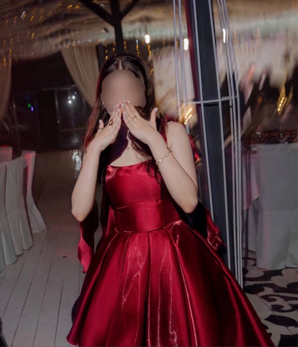 Пышное выпускное платье