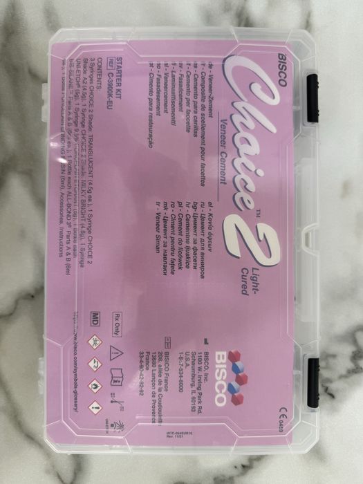 Продаётся Чойс 2 (Choise 2) набор цемент для фиксации виниров 5x4.5г