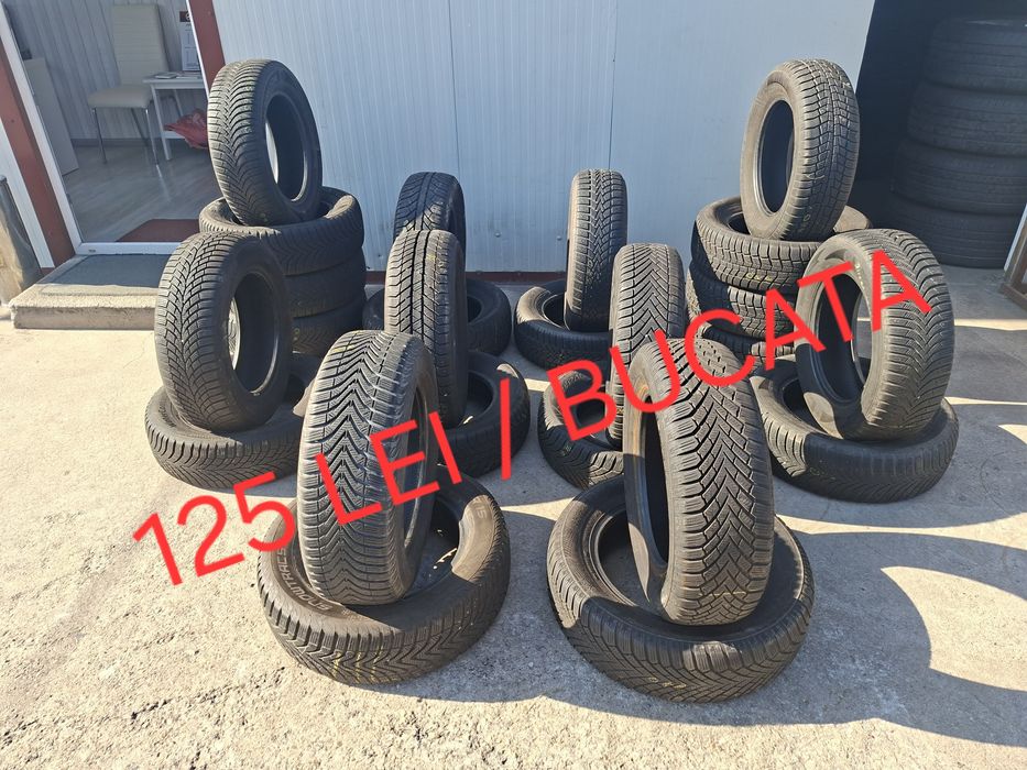 125 lei bucata! Anvelope M+S/IARNA 195 65 r15 Continental Hankook Semperit Viking Vredestein Dunlop Platin