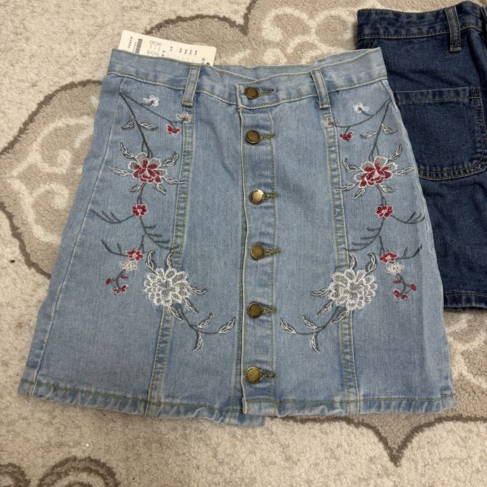 Джинсовые юбки размер S