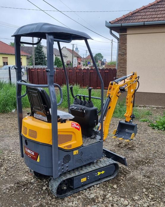 Miniexcavator Lubeck Ex102 NOU ~ Factura externa fara TVA~ Garantie