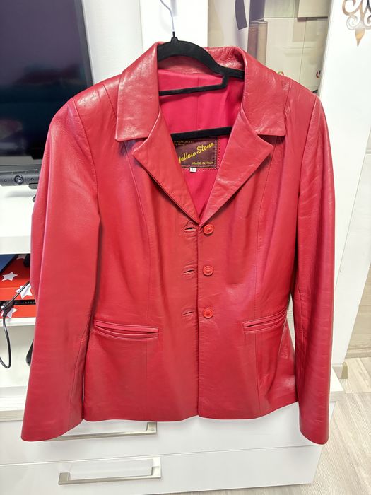 Sacou de piele marimea M, made in Italy