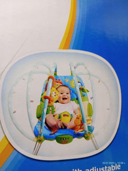 Бебешки шезлонг-люлка Tomy Love