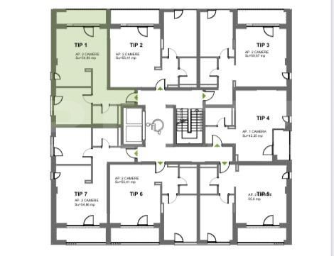 Apartament cu 2 camere Timisoara Nord- Cal. Totontalului