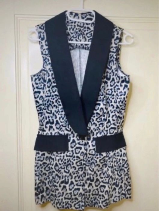 Vestă animal print