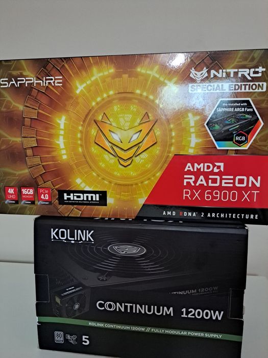 Видеокарта Sapphire Nitro+ RX 6900 XT SE 16GB GDDR6 + PSU 1200W Platinum