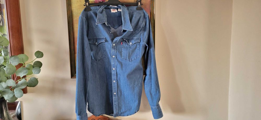 Camasa de blugi Levi's albastra