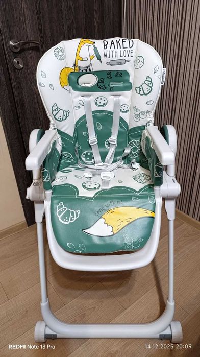 Бебешко столче за хранене Chipolino Master chef