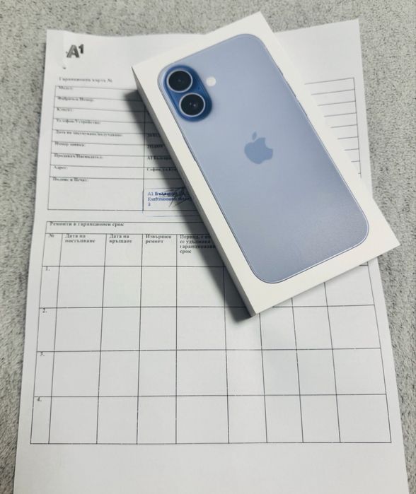 ^НОВ Iphone 17 Mist Blue 256GB 24м. ГАРАНЦИЯ