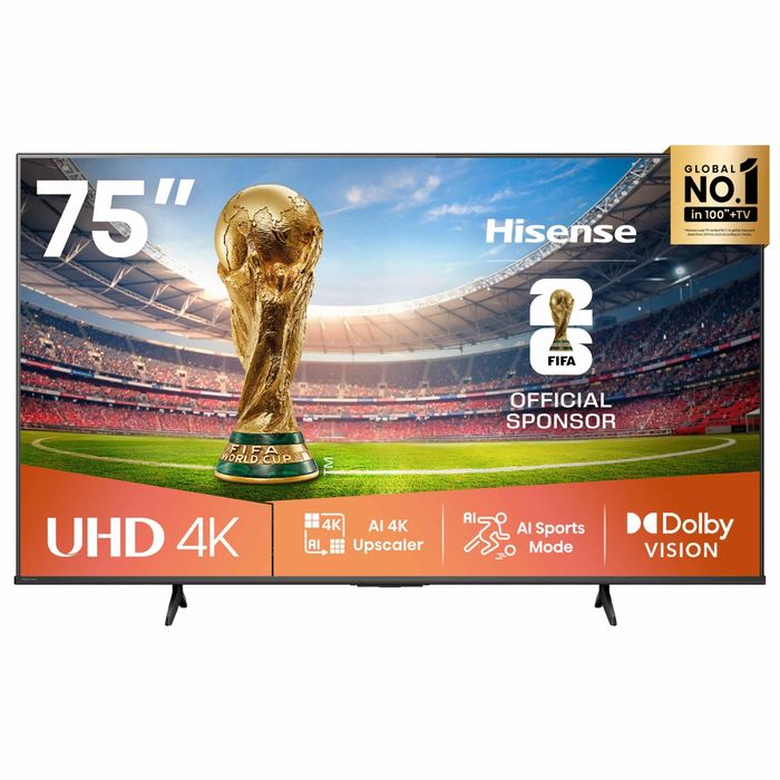 New 75A6Q Hisense Tv