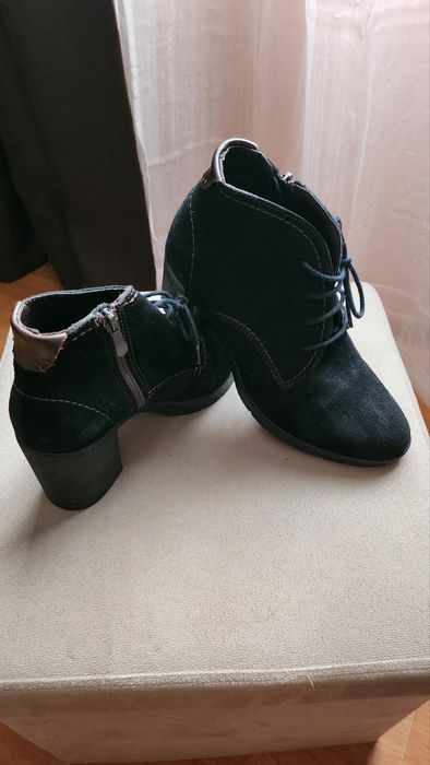 Обувки Gracia, естествен велур ,38 номер