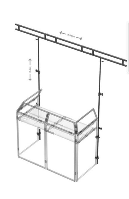 Pupitru DJ Vonyx + suport de lumini