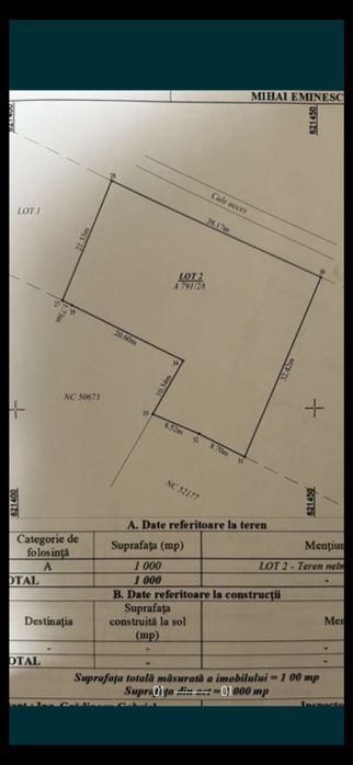 Teren intravilan Catamarasti Deal