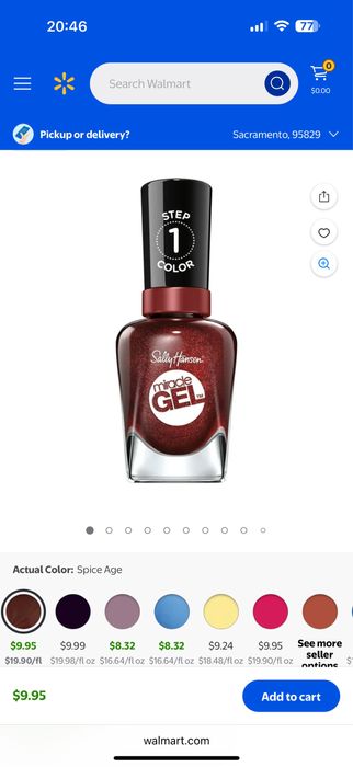 Лакове за нокти на Sally Hansen Miracle gel