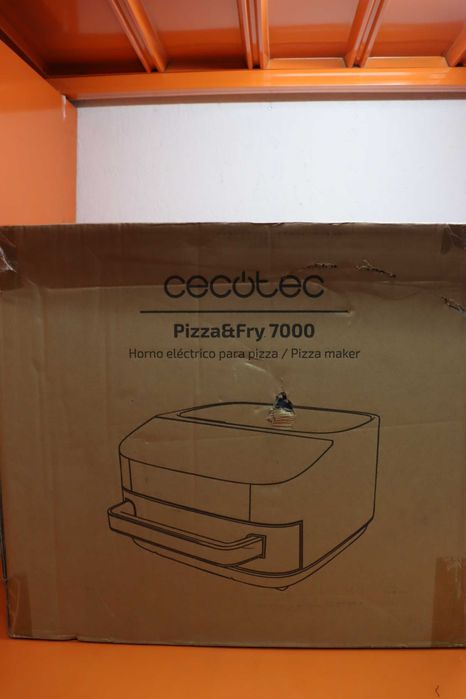 Електрическа фурна за пица Cecotec 7 L Pizza & Fry 7000. 2200 W, фурна за пица с диагонал 13 инча, сензорен екран, 8 програми, регулируема температура