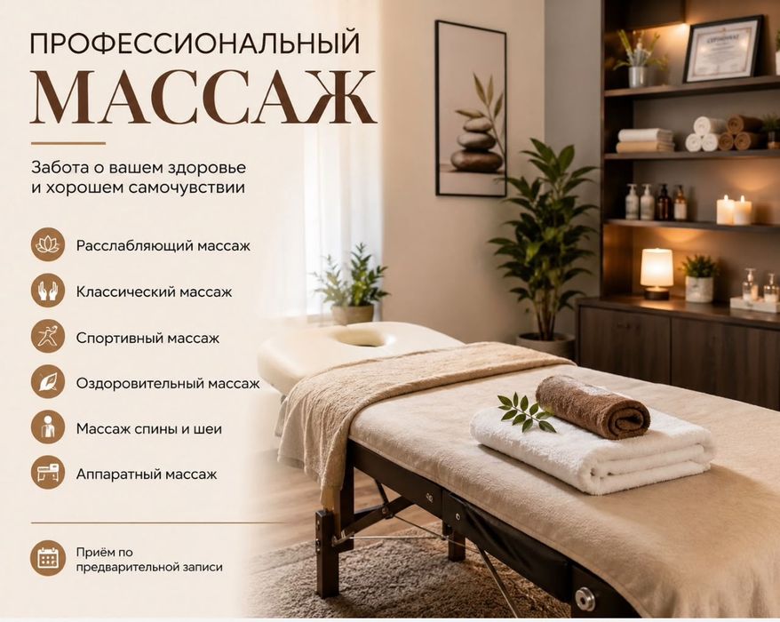 Массаж профессиональный