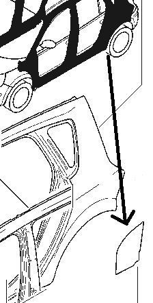 Banda insonorizanta OE Renault Scenic 2 spate stanga, abtibild original Renault 764M12875R