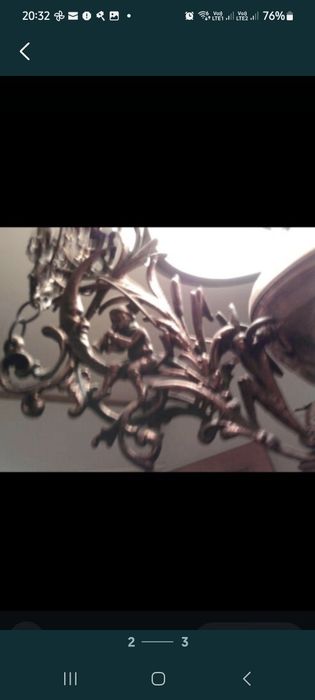 Lustra cupru antichizat