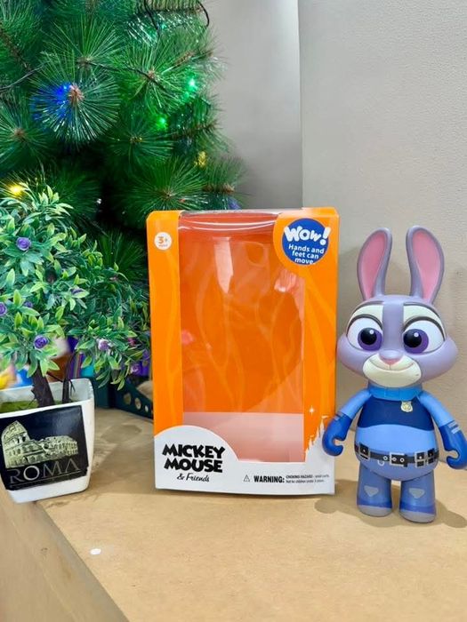 Set 2 figurine, jucării Zootopia, Nick și  Judy