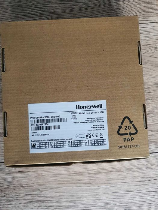 Terminal mobil industrial Honeywell CT45XP