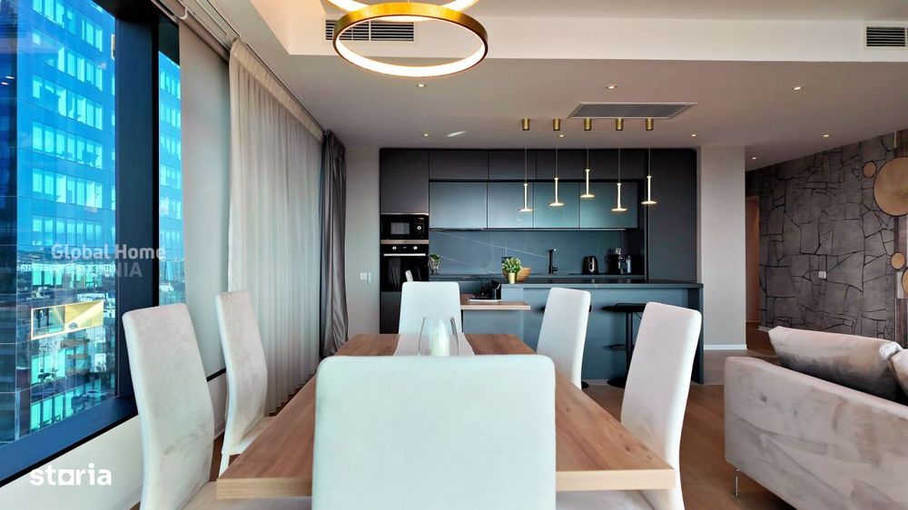 One Mircea Eliade - Floreasca | 4 Rooms + Terrace Open View | Lemon De