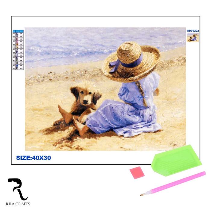 Диамантени гоблени, различни модели, 30х40 см