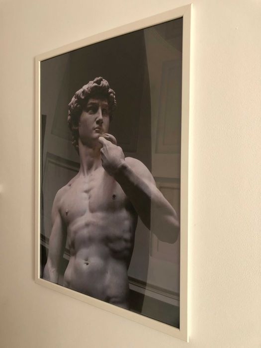 Poster sculptura David de Michelangelo