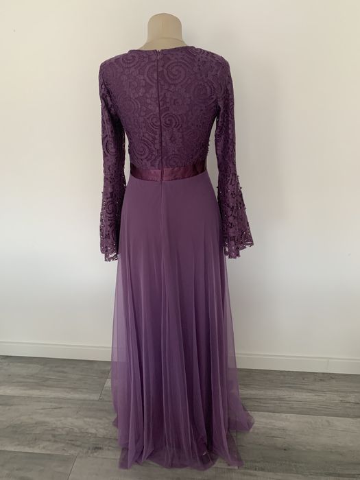 Rochie lungă cu perle