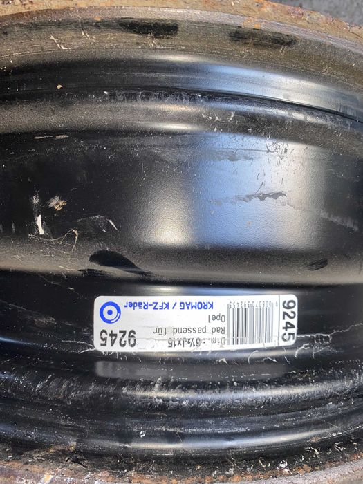 Желязни джанти 15" 5х110