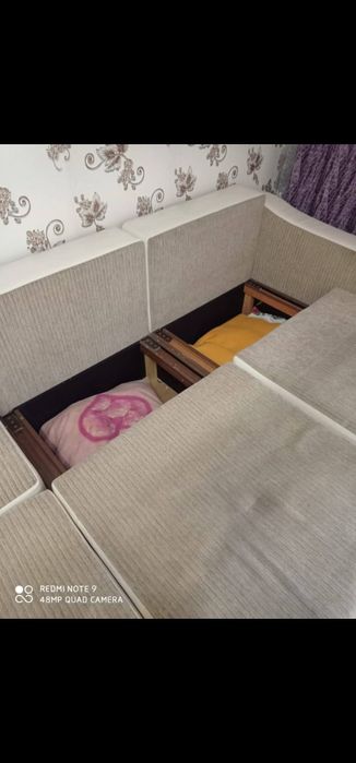 Диван 4 метра и + пуф 80см