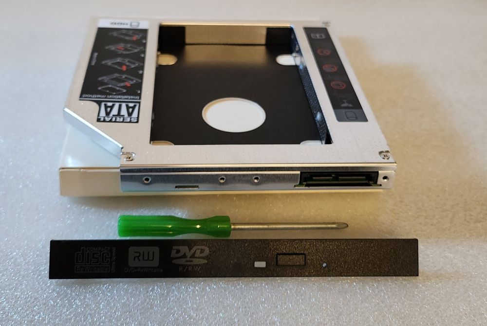 Adaptor Caddy pentru unitate optica laptop 12.7 mm