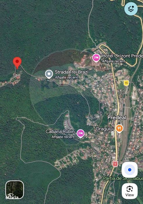 Teren 1,000mp Predeal / Strada Trei Brazi, utilitati, intre case.