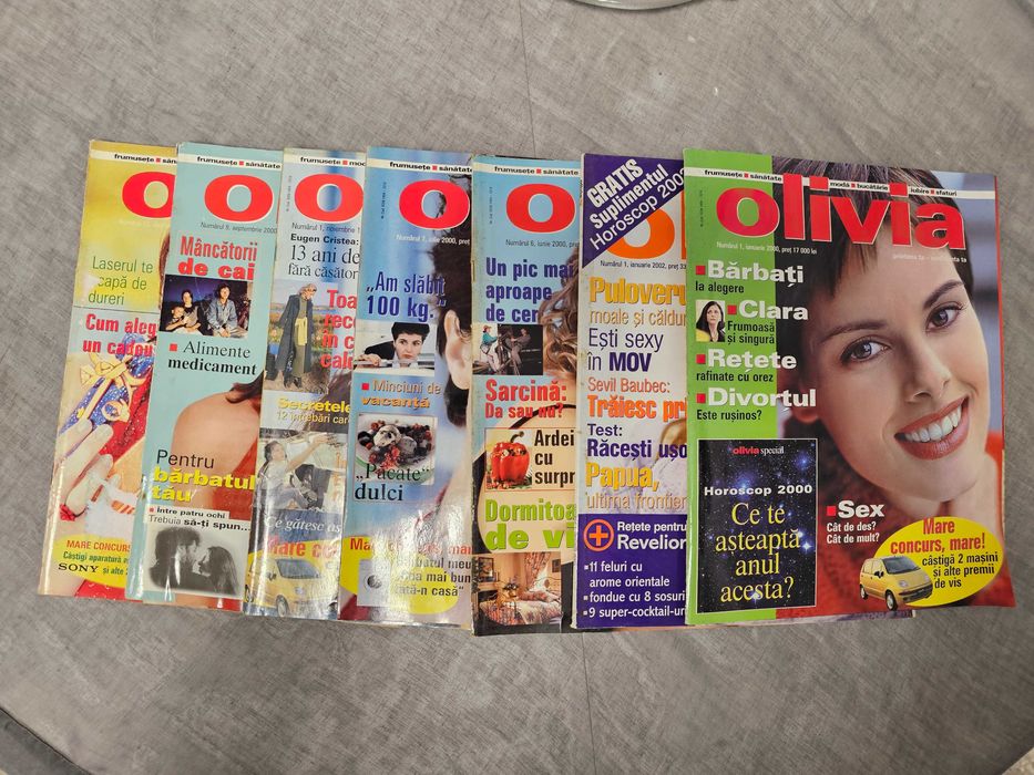 Lot Reviste Vintage (1995-2006) – Avantaje, Olivia, Cosmopolitan, Casa Lux și altele