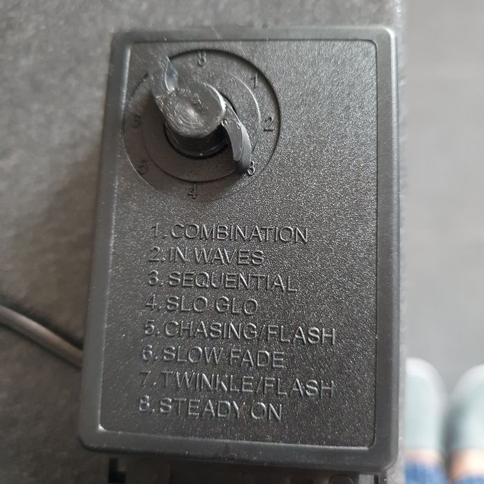 instalație led exterioara 100 ml albastra