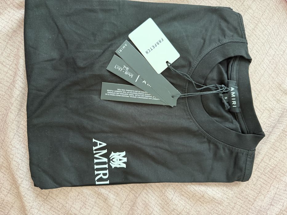 tricou amiri negru