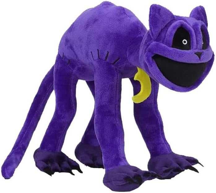 Плюшена играчка 40cm Smiling Critters Cat Nap Лилава котка CatNap DogD