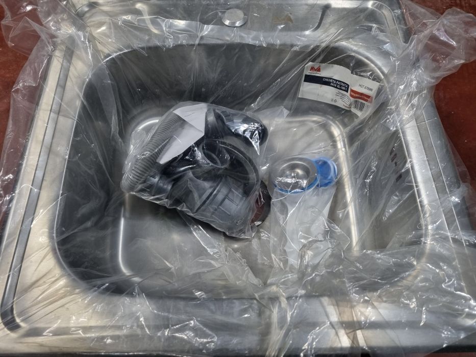 Chiuvetă inox anticalcar 50x50x17 nouă