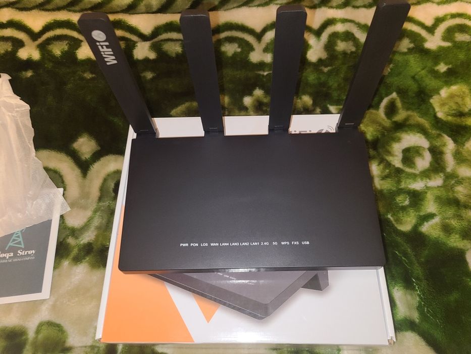 Wi-fi 6 GPON router AX3000, 3000 mbit/sekund, AloqaStroy
