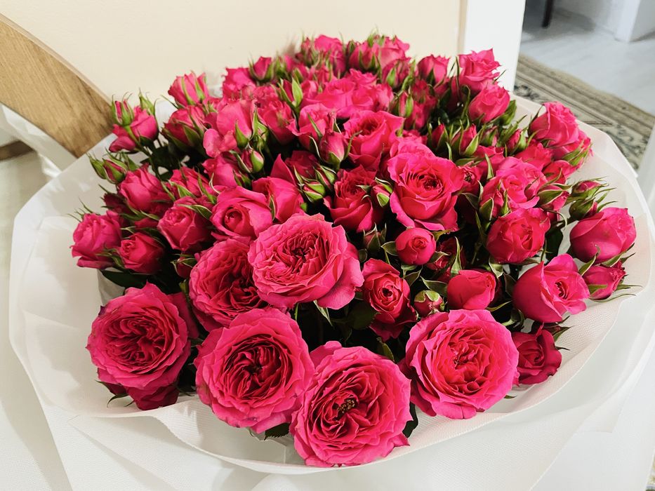 Пионы букет кеше ғана алынған