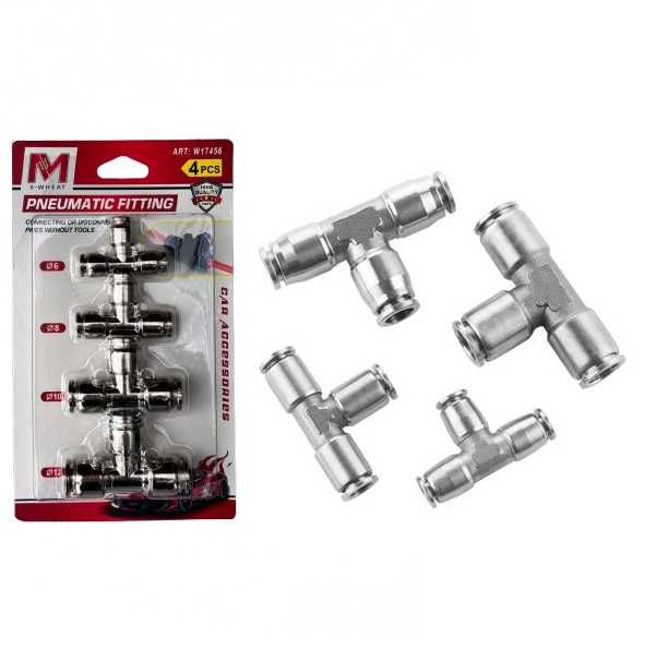 Комплект бързи връзки "Т" метални - 4бр