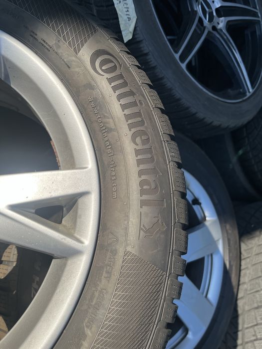 Jante 5x112 R 17” , Audi Q3/Q5/Vw/Skoda/Seat cu anvelope M+S 235/55/17 Continental ca noi