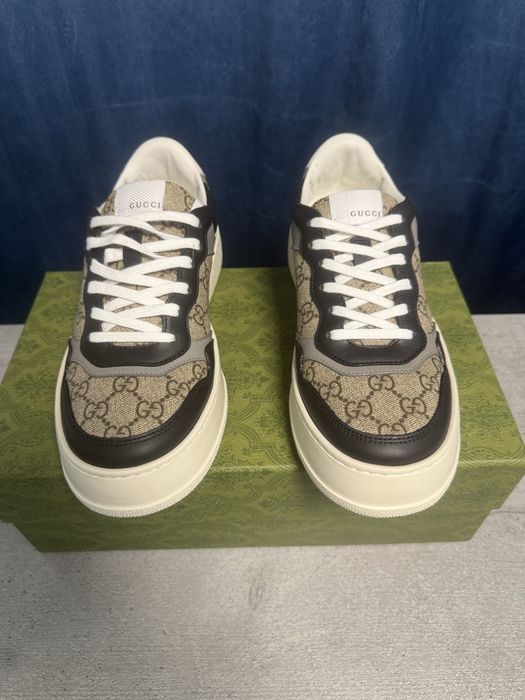 Gucci leather low trainers