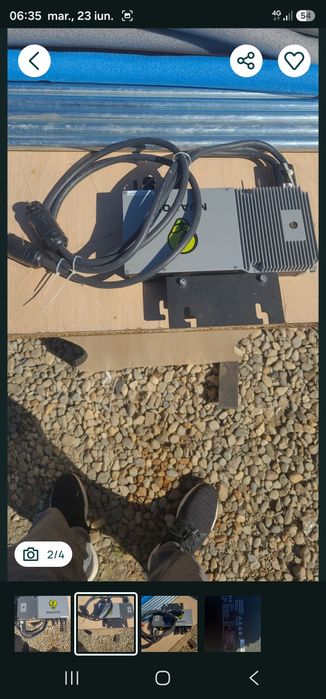 Invertor pt panouri solare de 600wati cu aplicatie de pe tel