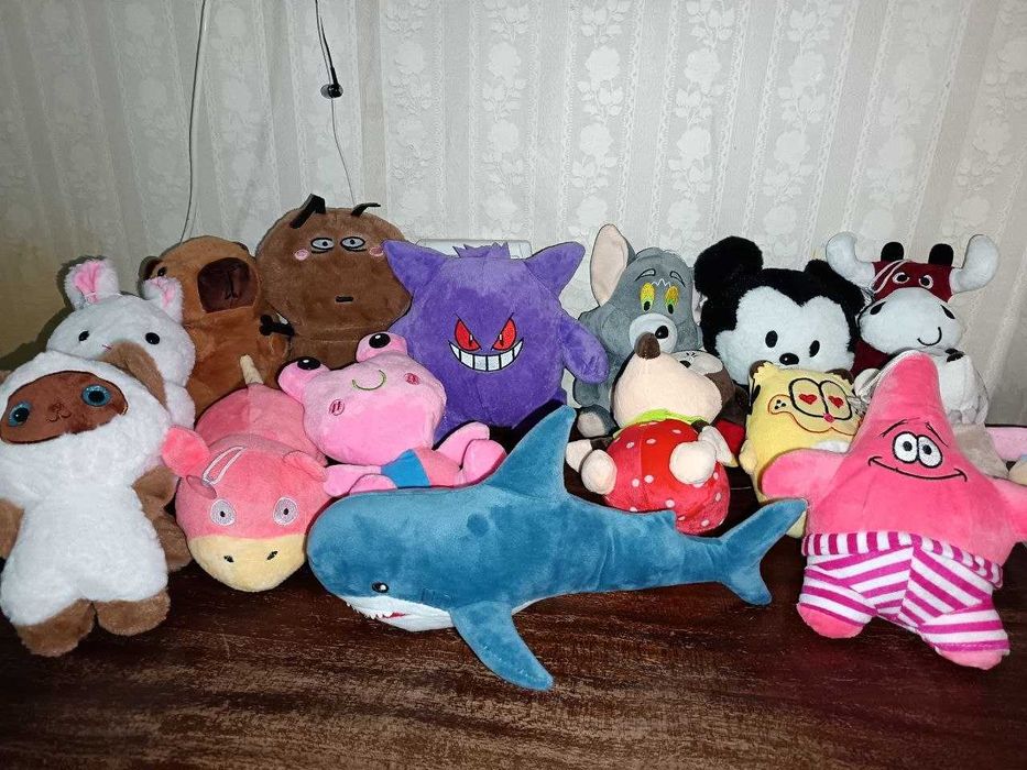 Продам мягкие игрушки из автомата "Хватайка"
