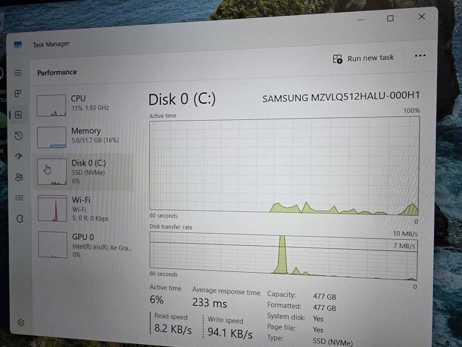 Laptop Hp EliteBook 850 G8 I7 1165G7 32GB RAM SSD NVME 512GB