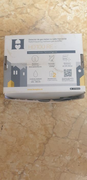 Detector de gaz metan radio – Homplex hd100 RF