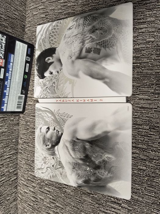 Yakuza 4 Kuro, Kiwami, Kiwami 2 Steelbook Edition PS3 PS4