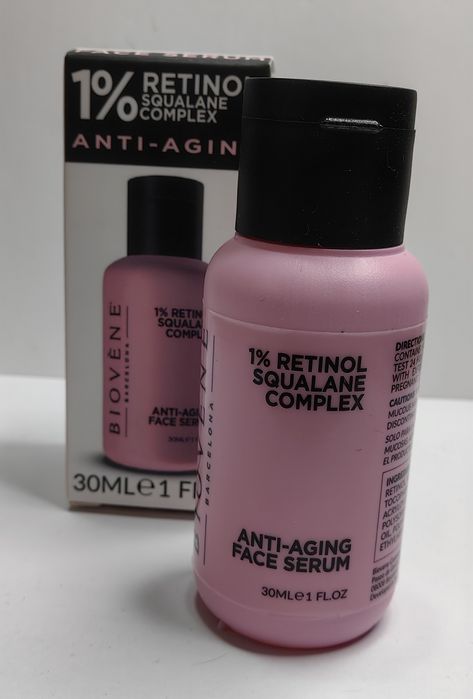 Ser de față retinol și scualen Biovene nou