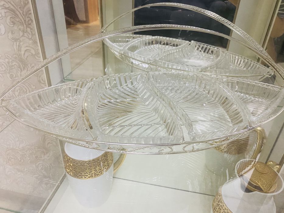 Продам 2 менажницы мельхиоровые