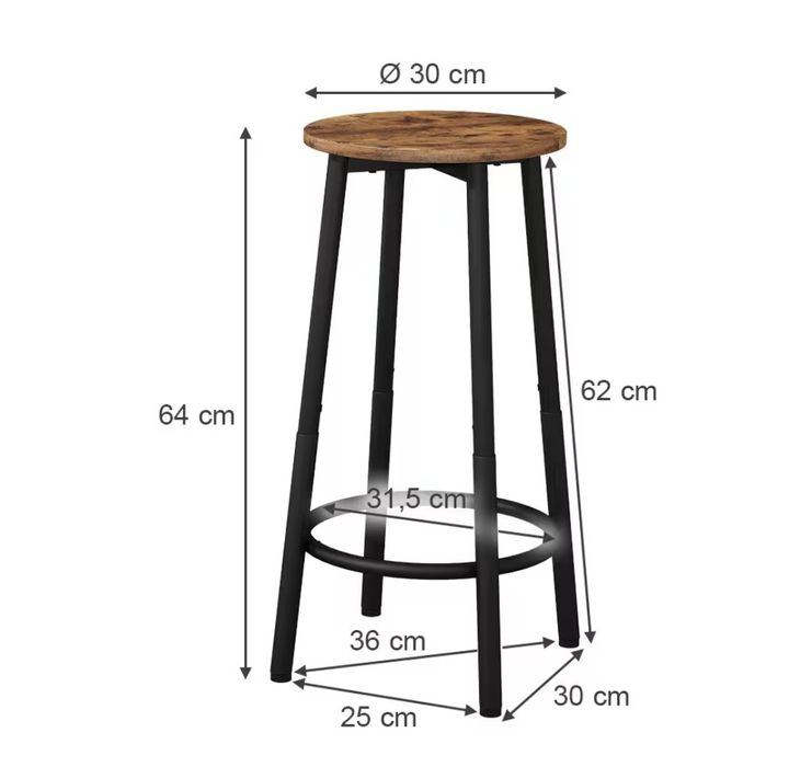 Комплект два бар стола 6718